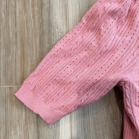 Pink Textured Knit Top - Picture 3 of 6